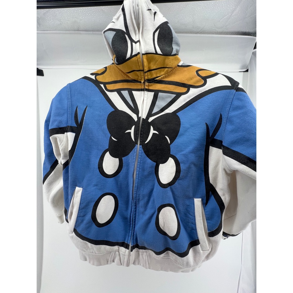 Kids' Disney 19 Twenty Eight Donald Duck Zip Up Hoodie Jacket Size M
